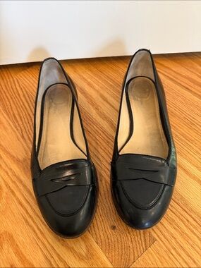 Cole Haan Black Leather Women's Loafer Flats